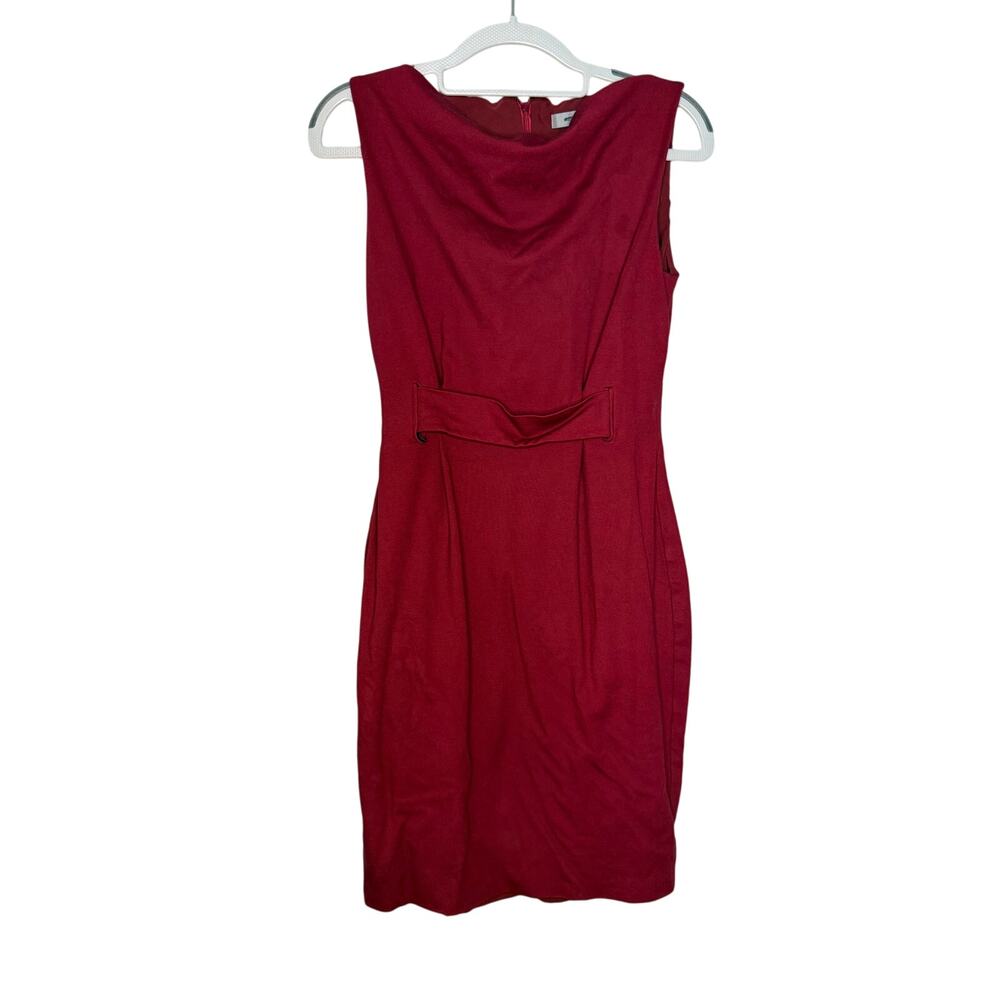Classiques Entier red sleevless mini dress cocktail dress wedding guest formal